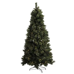 7.5Ft Cashmere Mixed Pine Prelit Tree - 230Cm