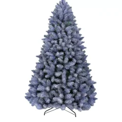 7Ft (210Cm) Blue Glittered Arctic Spruce Christmas Tree