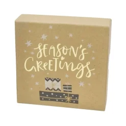 Gift Box Kraft Foil (4 Styles) - 10Cm