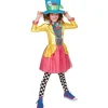 Girls Mad Hatter Deluxe Costume - 3-5 Yrs
