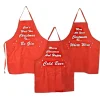 Glitter Alcohol Theme Christmas Apron