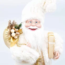 Gold Ivory Santa Claus - 45Cm