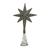 Gold North Star Tree Topper - 22Cm