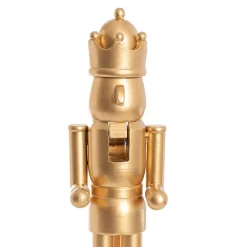 Gold Solid Nutcracker - 40Cm