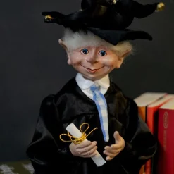 Graduation Elf With Stand - 65Cm