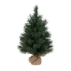 Green Ashbrooke Table Top Tree With Burlap Base - 60Cm