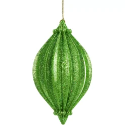 Green Infinity Ellipse Hanging Ornament - 13Cm