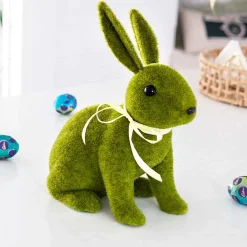 Green Moss Style Hopping Bunny - 30Cm