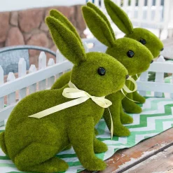 Green Moss Style Hopping Bunny - 30Cm