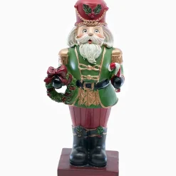 Green Red Nutcrackers (2 Styles) - 21Cm