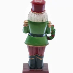 Green Red Nutcrackers (2 Styles) - 21Cm