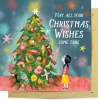 Greeting Card Christmas Wishes - 14Cm