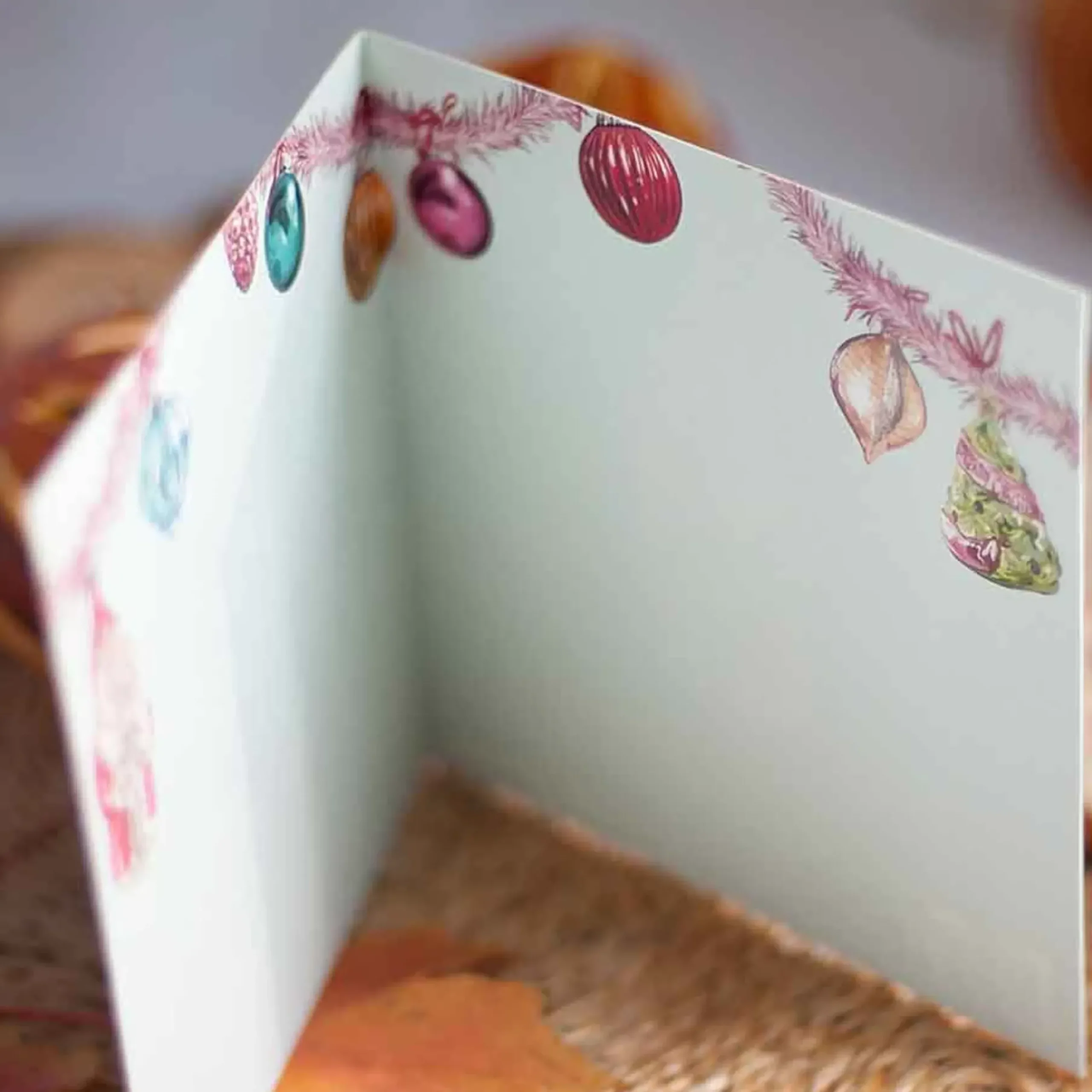 Greeting Card Vintage Tree - 14Cm