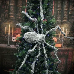 Grey Hairy Halloween Spider - 230Cm