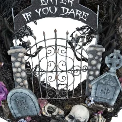 Halloween Forest Cemetery Wreath - 61Cm