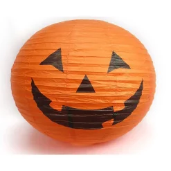 Halloween Paper Pumpkin Jumbo Lantern - 68Cm