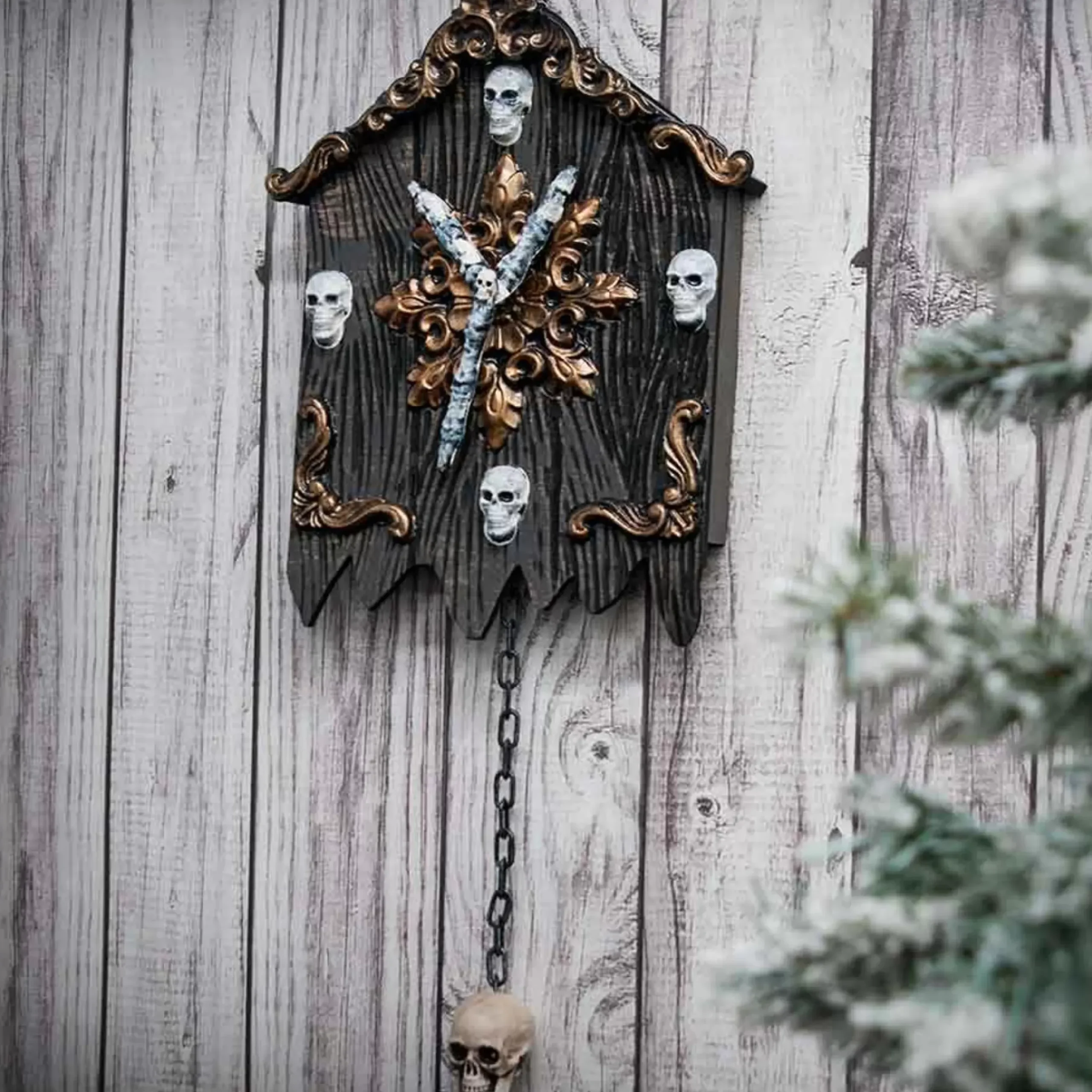 Halloween Vintage Clock - 44Cm