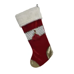 Harlequin Christmas Stocking - 53Cm