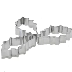 Holly Leaf Stainless Steel Cookie Cutter