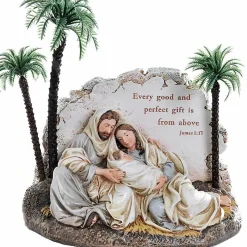 Holy Family Resting - 17.5Cm