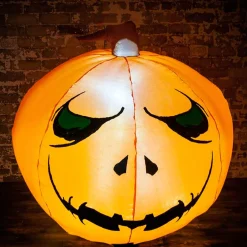 Inflatable Pumpkin Lantern Head - 120Cm
