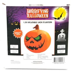 Inflatable Pumpkin Lantern Head - 120Cm