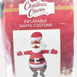Inflatable Santa Costume (Battery Operated)