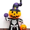 Inflatable Skeleton Pumpkin - 180Cm