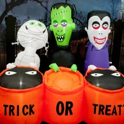 Inflatable Trick Or Treat Monsters - 150Cm