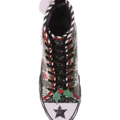 Irregular Choice - Black Better Not Pout Sneaker (Size 43)