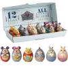 Jim Shore Easter Character Eggs Case (Set Of 12) - 6.35Cm