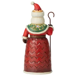 Jim Shore Holly Santa Pint Sized - 13.5Cm