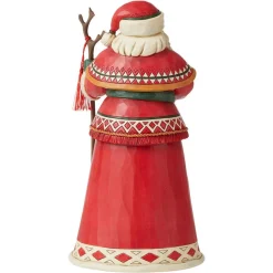 Jim Shore Lapland Santa Riding Reindeer - 26Cm
