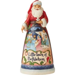 Jim Shore Little Town Of Bethlehem Santa - 25Cm