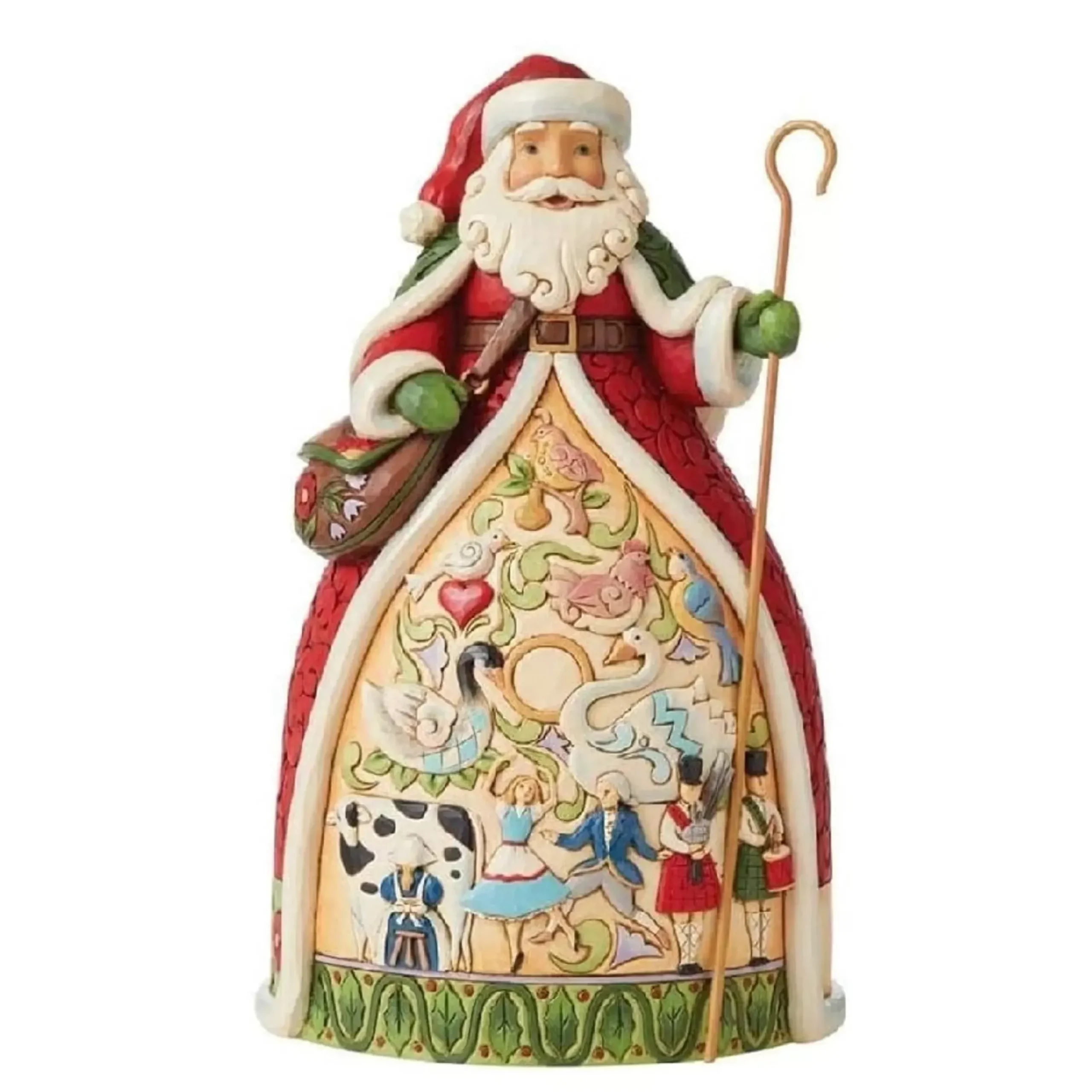 Jim Shore Twelve Days Of Christmas Santa - 25.5Cm
