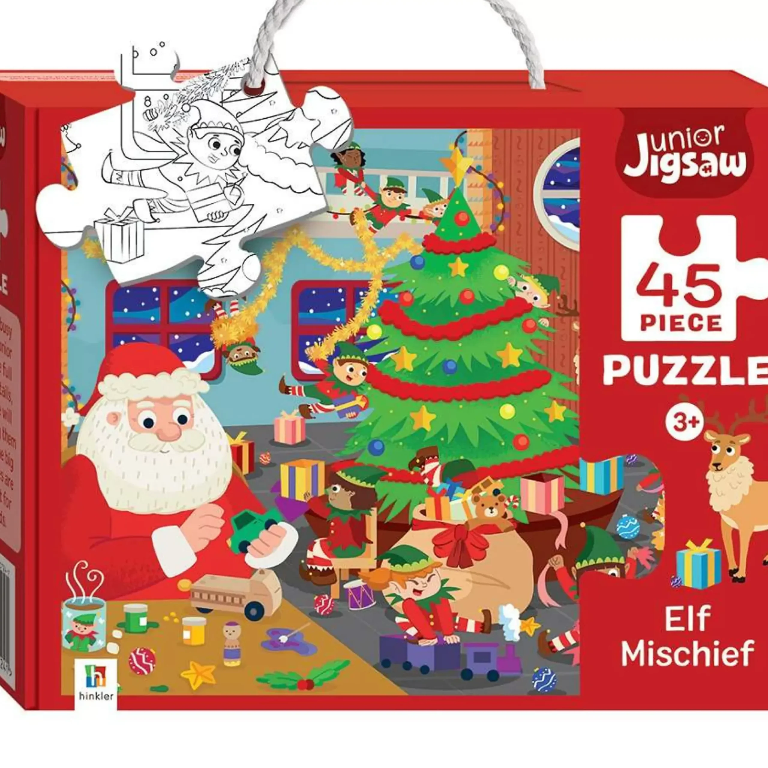 Junior Jigsaw Elf Mischief (45 Piece)