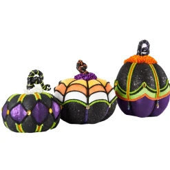 Katherines Collection Disturbing Delights Pumpkins (Set Of 3) - 38Cm