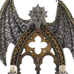 Katherines Dragon And Skulls Medieval Wall Piece - 61Cm