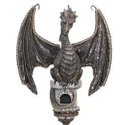 Katherine's Dragon Wall Lantern Holder - 58Cm