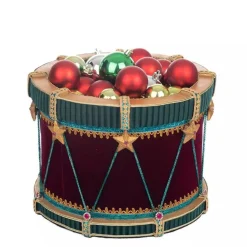 Katherines Nutcracker Drum Candy Container - 23Cm