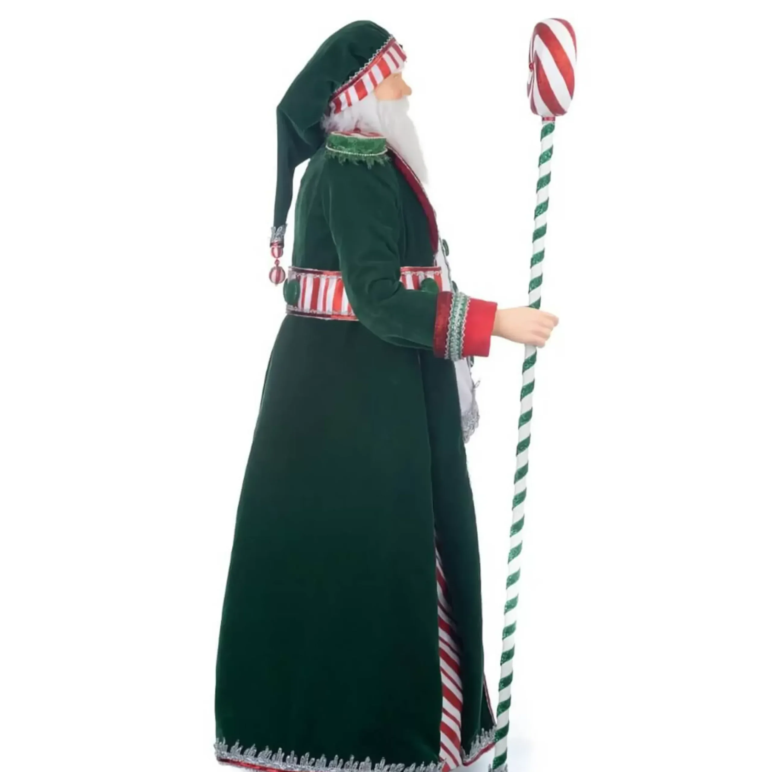 Katherines Papa Peppermint Santa - 81Cm