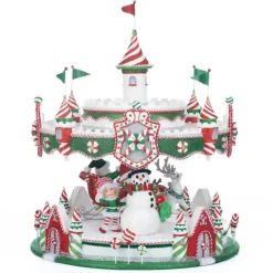 Katherines Peppermint Palace Carousel Cupcake Server - 51Cm