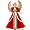 Katherines Red With Gold Trim Angel - 71Cm