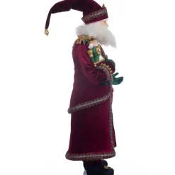 Katherines Santa With Nutcracker Figure - 49Cm