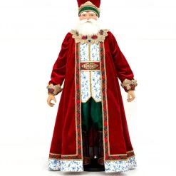 Katherines Santa With Red Robe - 86Cm