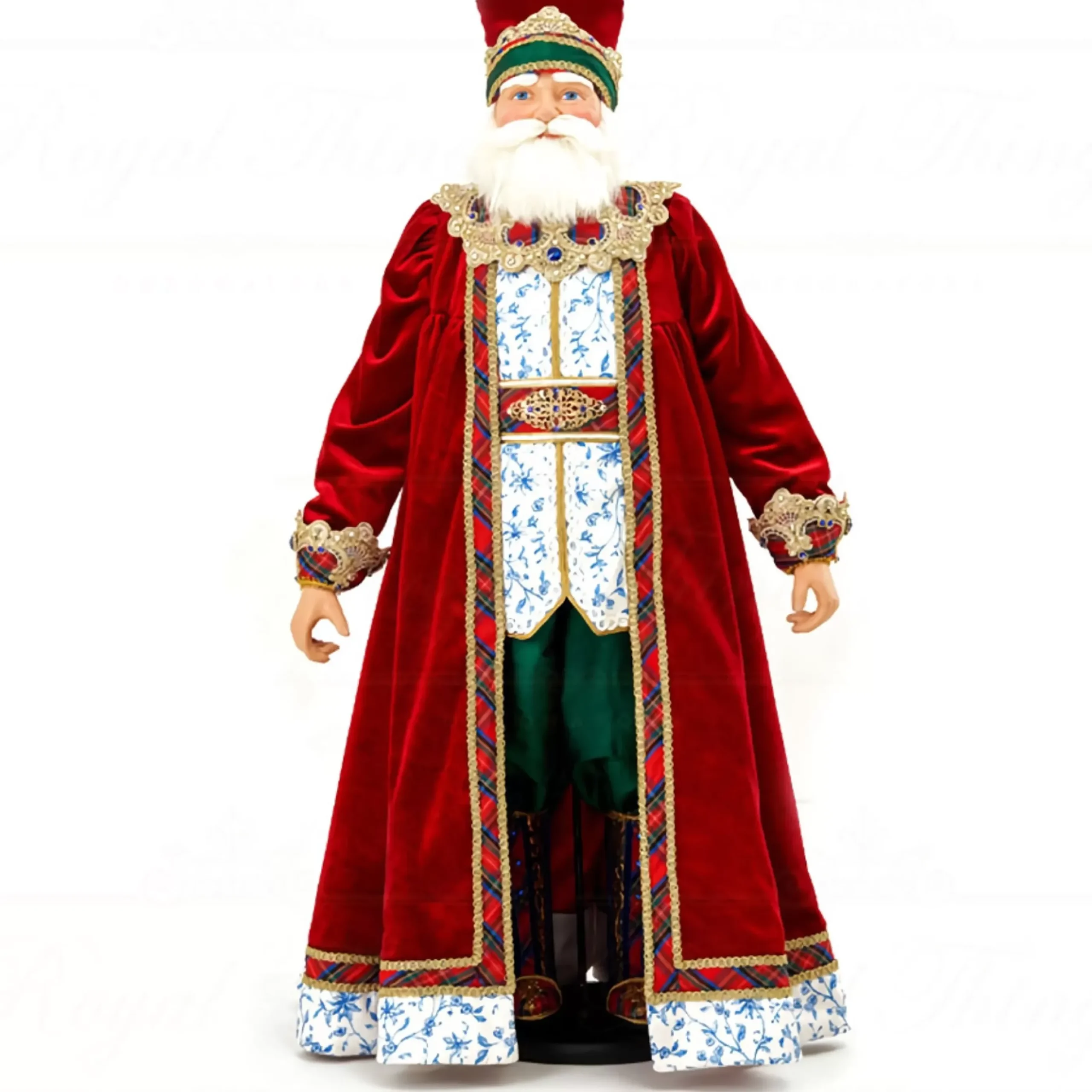 Katherines Santa With Red Robe - 86Cm