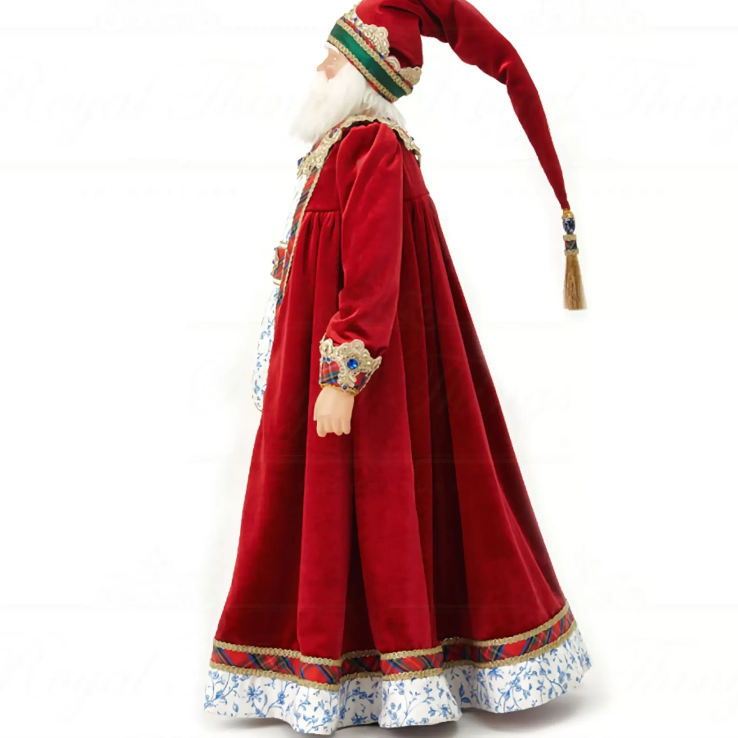 Katherines Santa With Red Robe - 86Cm