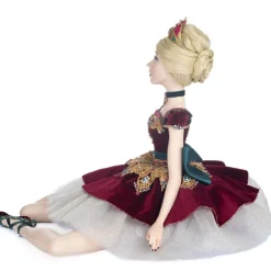 Katherines Sugar Plum Ballerina Sitting Doll - 58.5Cm
