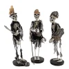 Krooke King Skeleton Figure Cream And Gold - 33Cm
