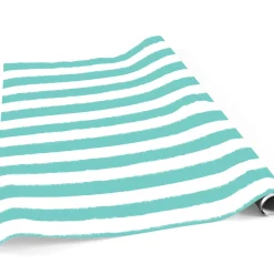 La La Land Turqoise Stripe Wrapping Paper Roll - 70Cm